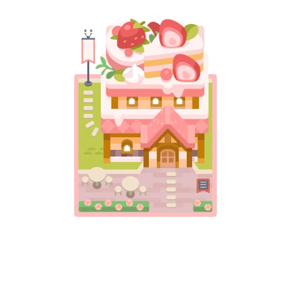 Sweet Berry Dessert Window