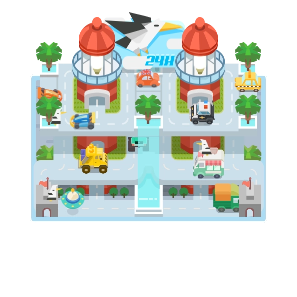 All-Weather Parking Lot