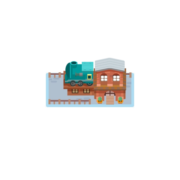 Countryside Train Station