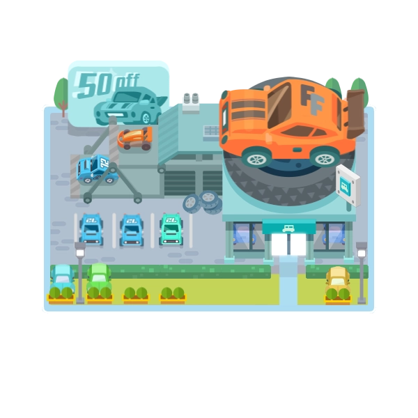 Sports Car Retail Store