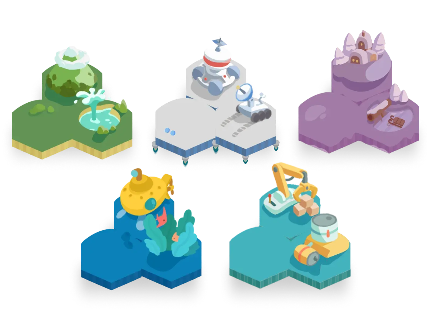 Unlock Badges, Landmarks, or Even Fantasy Themes