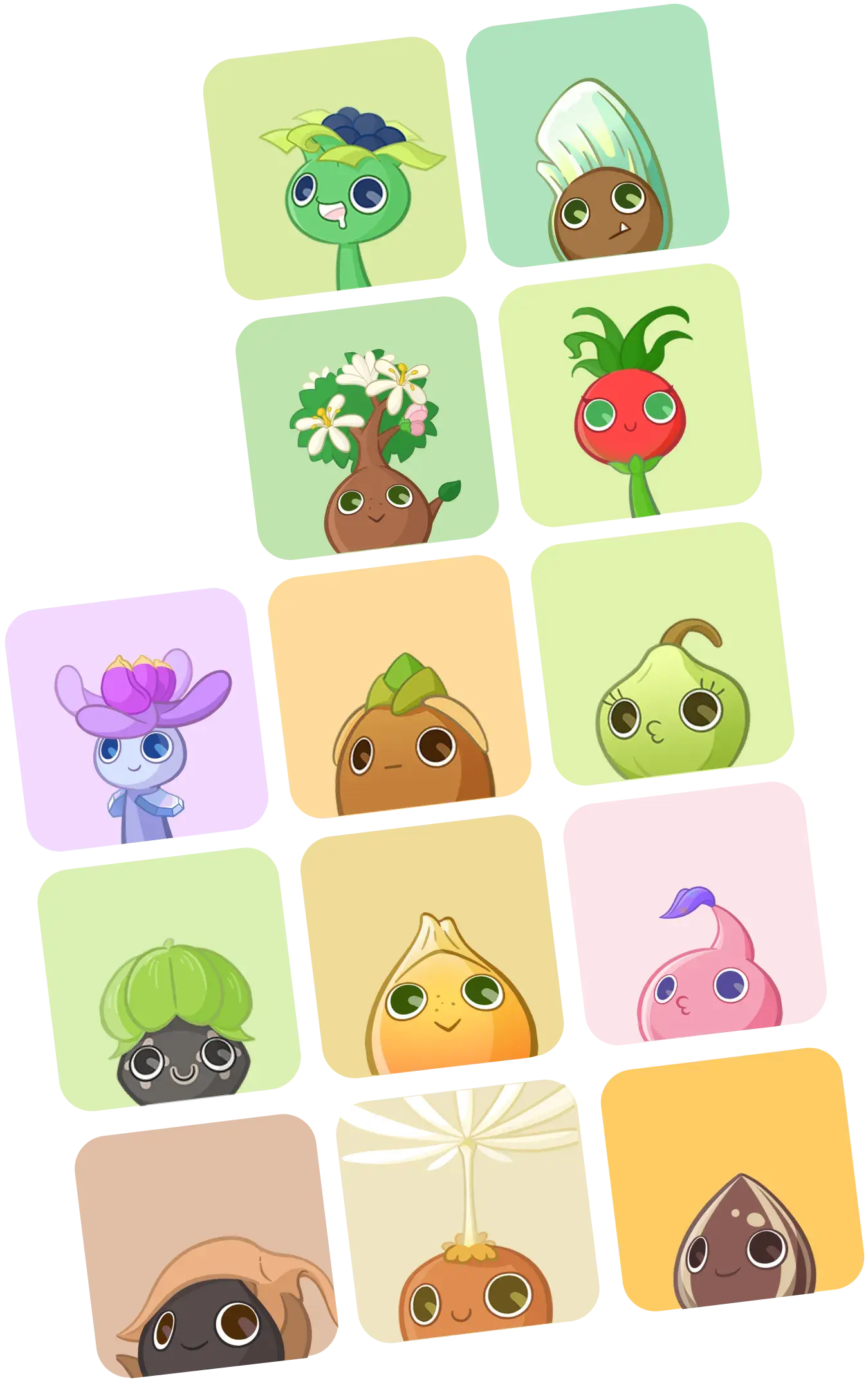 There are many plants in the app