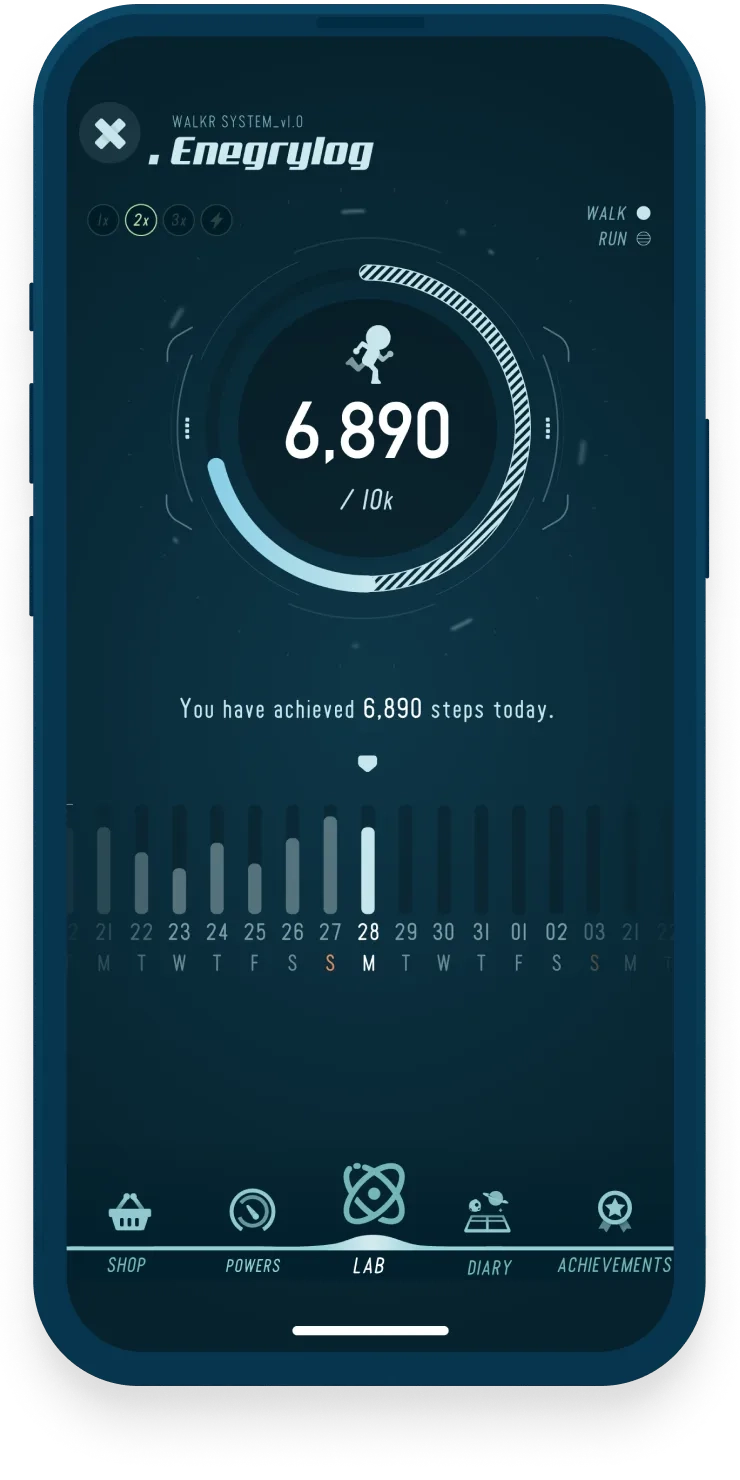 Walkr App Screenshot